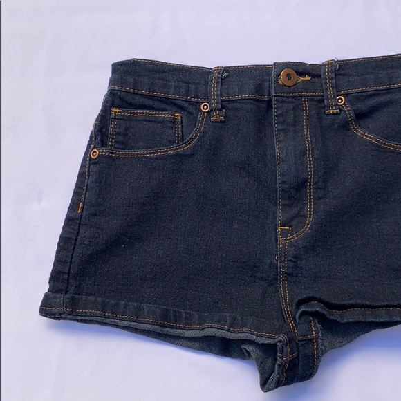 Denim Booty Shorts - Picture 2 of 9